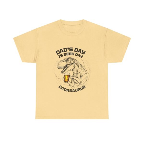 Dadasaurus Father Day, Dad's Day is Beer Day Tshirt, Funny Daddy, Sarcastic Jurassic Top, Family Party Outfit - Image 17