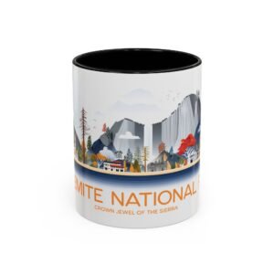 Yosemite National Park coffee cup, scenic nature gift, travel souvenir, wanderlust