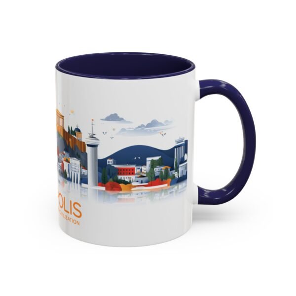 Ancient Acropolis Design, Ceramic Coffee Cup, Greece Travel Souvenir, Unique Gift Idea, Home Office Decor - Image 6