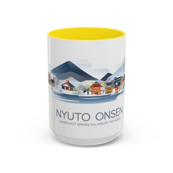 Relaxing Japanese Hot Spring Nyuto Onsen Coffee Cup, Gift for Japan Traveler - Image 33