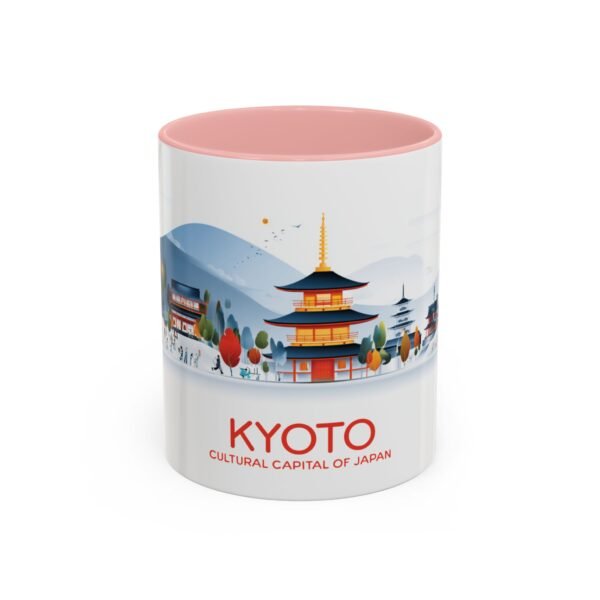 Kyoto Cultural Capital of Japan Coffee Cup, Kitchen Decor, Gift for History Buffs, Ancient Ruins Souvenir, - Image 9