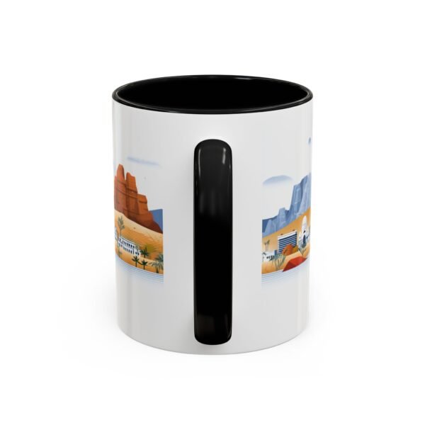 Rustic Desert Wadi Rum, Travel Lover Gift, Adventure Coffee Cup - Image 4