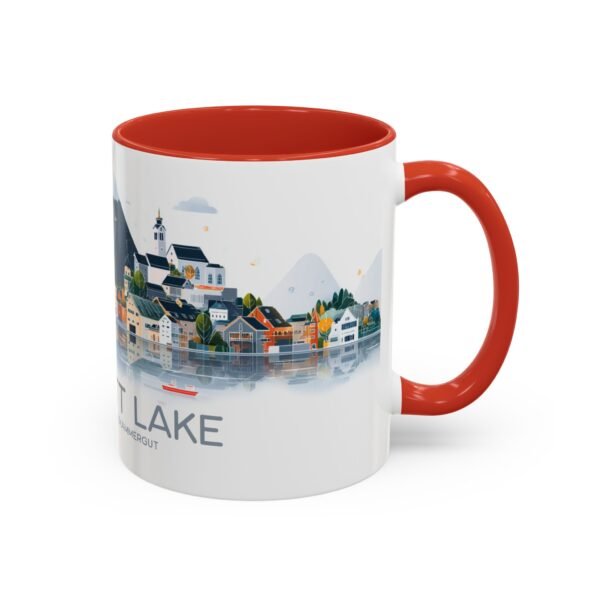 Hallstatt Lake Coffee Mug, Austria Nature Lover Tea Cup, Travel Theme Gift, Scandinavian Design - Image 14