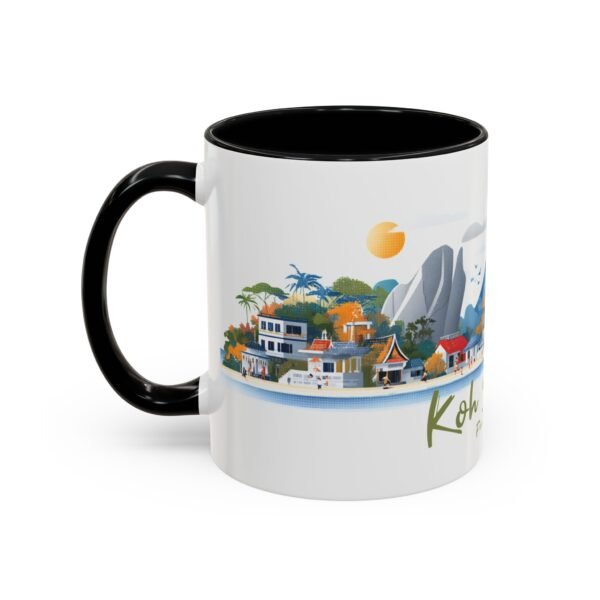 Koh Samui, Tropical Island Ceramic Cup, Beach Lover - Image 3