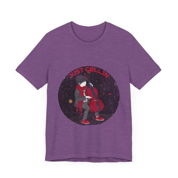 Music Lover T-Shirt, Just Cellin Cello Tee, Cello Player Shirt - Image 31
