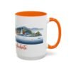 Amanohashidate Bridge to Heaven Design, Japanese Ceramic Tea Cup, Japan Mountain Landscape - Image 30