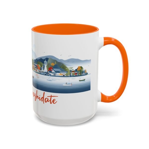 Amanohashidate Bridge to Heaven Design, Japanese Ceramic Tea Cup, Japan Mountain Landscape - Image 30