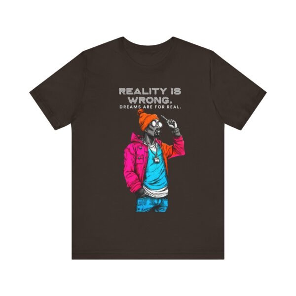 2Pacc Rap Reality Is Wrong Dream Are For Real Graphic Tee, Hip Hop Tshirt