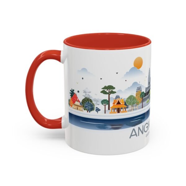 Angkor Wat Gateway to Angkor Coffee Cup, Scenic Landscape Drinkware - Image 15