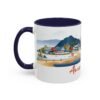 Amanohashidate Bridge to Heaven Design, Japanese Ceramic Tea Cup, Japan Mountain Landscape - Image 7