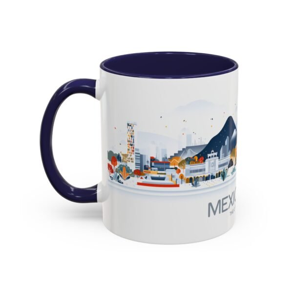 Mexico City, The City of Palaces Coffee Cup, Scenic Landscape Drinkware - Image 7