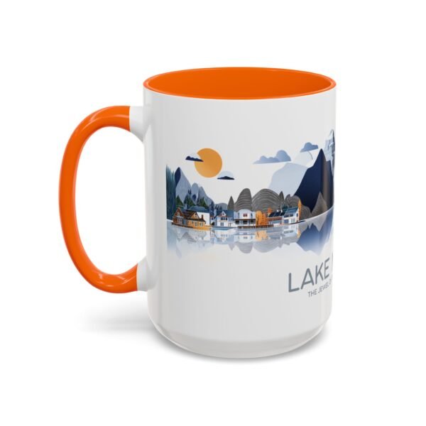 Serene Lake Moraine Design Coffee Cup, Nature Lover, Mountain View, Outdoor Enthusiast Gift, Adventure - Image 31