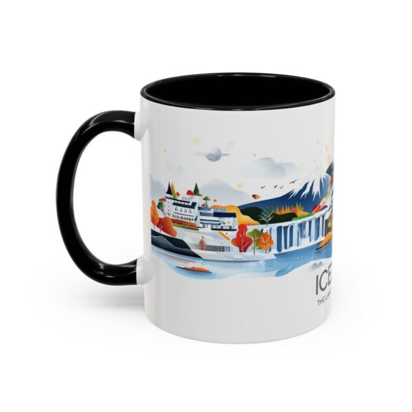 Iceland The Land of Fire and Ice, Souvenir Gift, Unique Traveler Tea Mug, Nature Lover - Image 3
