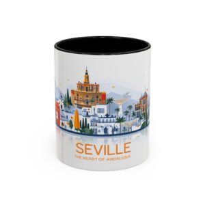 Seville, The Heart of Andalusia Coffee Cup, Gift for Traveler