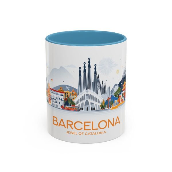 Barcelona Jewel of Catalonia Coffee Cup, Scenic Landscape Drinkware - Image 17