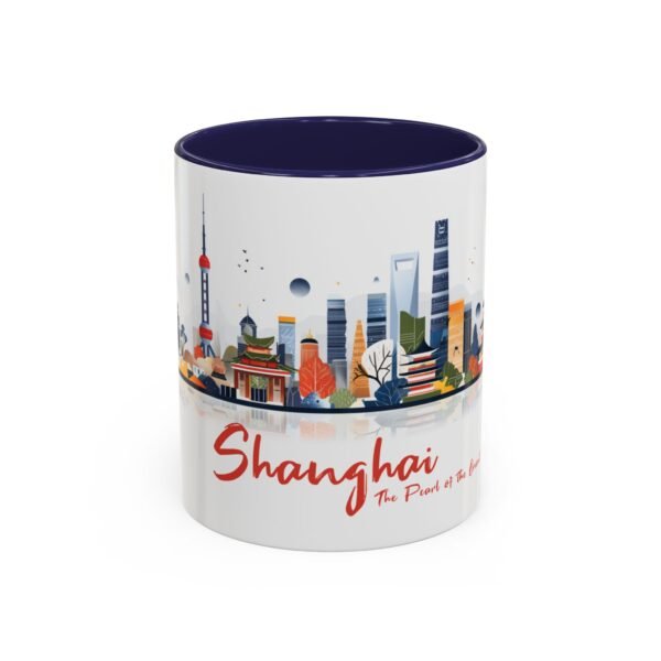 Shanghai, Unique Ceramic Tea Mug, Asian City Skyline Design, China Travel Gift - Image 5