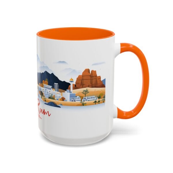 Rustic Desert Wadi Rum, Travel Lover Gift, Adventure Coffee Cup - Image 30