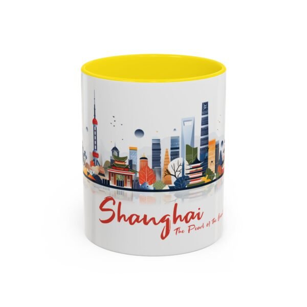 Shanghai, Unique Ceramic Tea Mug, Asian City Skyline Design, China Travel Gift - Image 25