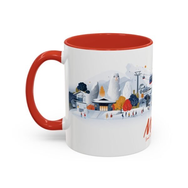 Mount Zao, Adventure Traveler Gift, Japan Mountain Range Tea Mug - Image 15