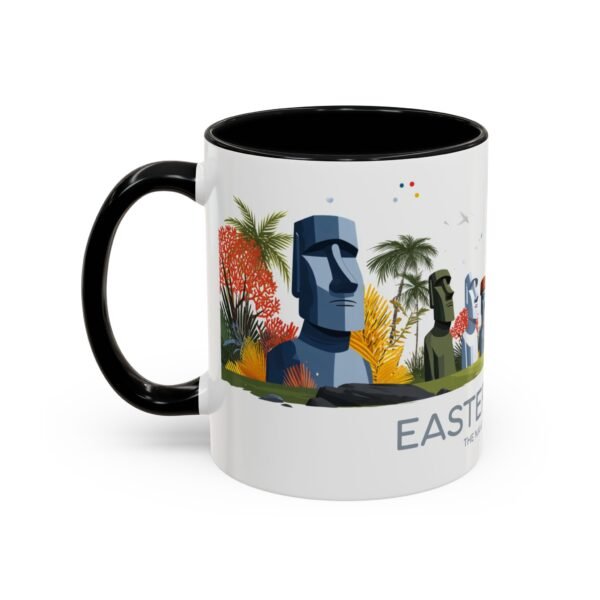 Easter Island The Navel of the World Coffee Cup, Gift for Traveler, Adventure Enthusiast, Landscape - Image 3