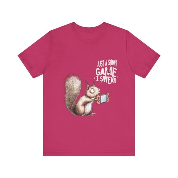 Just A Short Game Shirt, Funny Graphic Tee for Gamers - Image 33