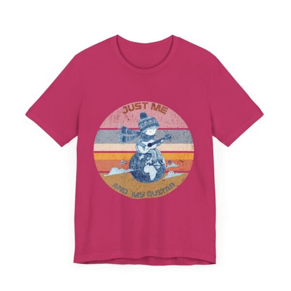 Just Me And My Guitar Tee, Guitar Player Top, Guitarist Gift Shirt, Musician, Kids - Image 51
