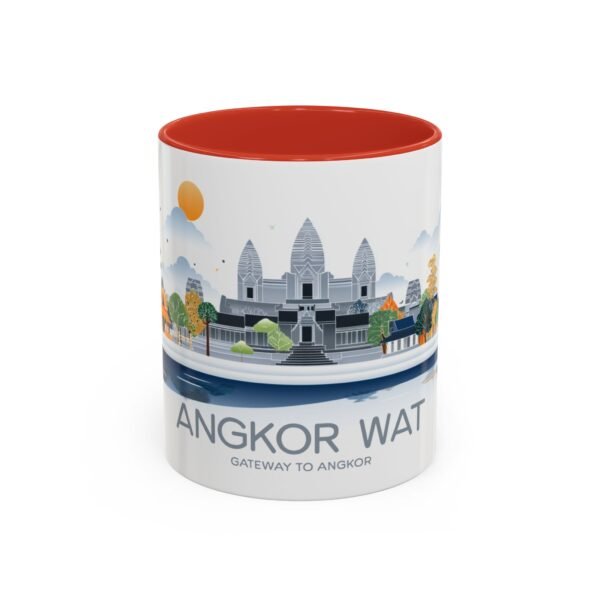 Angkor Wat Gateway to Angkor Coffee Cup, Scenic Landscape Drinkware - Image 13