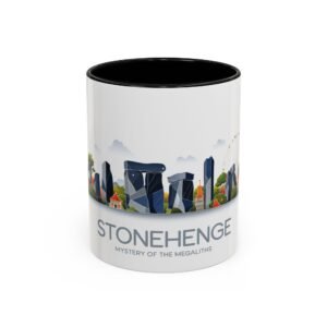 Stonehenge Monument Heel Slaughter Stone Coffee Cup, Kitchen Decor, Gift for History Buffs, Ancient Ruins Souvenir,