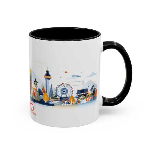 Tokyo Metropolis of Contrasts Coffee Cup, Traveler Gift, Outdoor Landscape - Image 2
