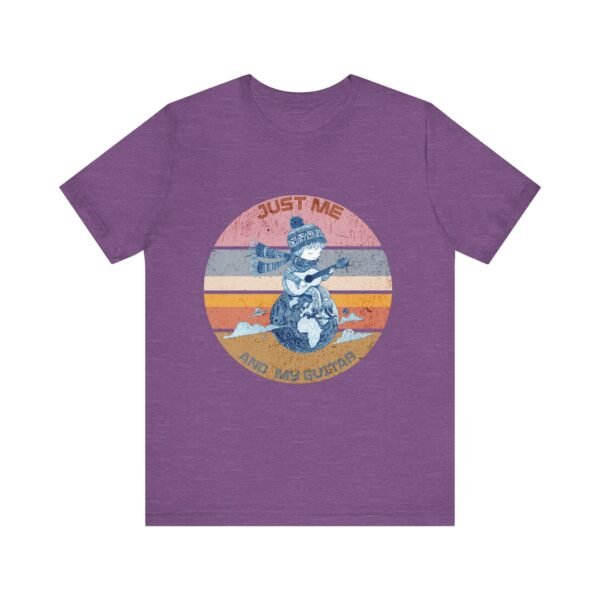 Just Me And My Guitar Tee, Guitar Player Top, Guitarist Gift Shirt, Musician, Kids - Image 45