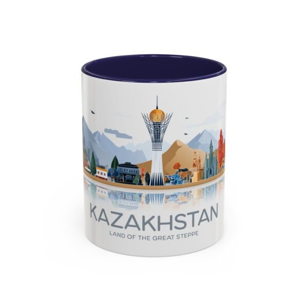 Unique Kazakhstan Design Coffee Cup, Gift for Traveler, Independence Day Celebration - Image 5