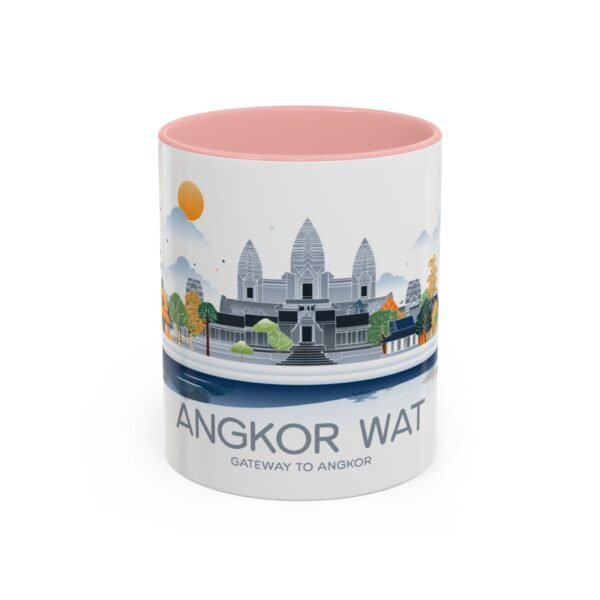 Angkor Wat Gateway to Angkor Coffee Cup, Scenic Landscape Drinkware - Image 9