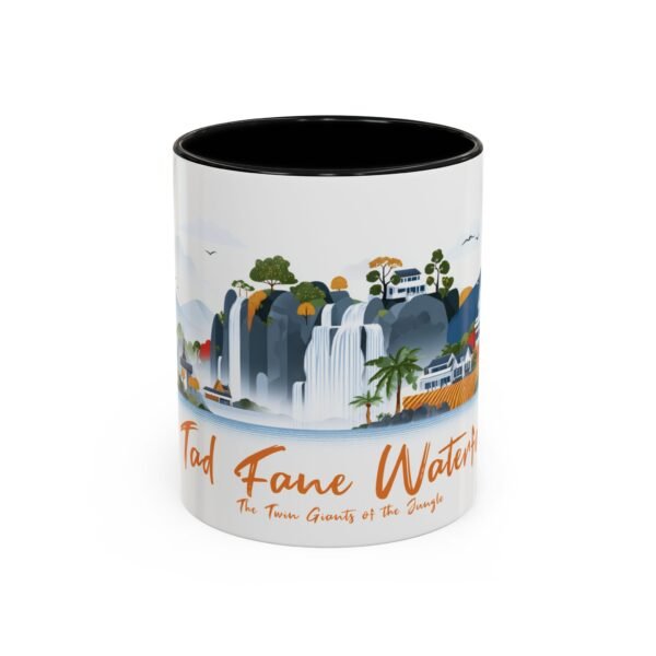 Tad Fane Waterfall The Twin Giants of the Jungle, Nature Lover, Mountain View, Outdoor Enthusiast Gift, Adventure