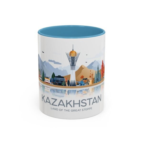 Unique Kazakhstan Design Coffee Cup, Gift for Traveler, Independence Day Celebration - Image 17