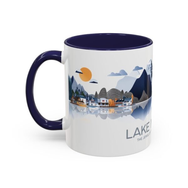 Serene Lake Moraine Design Coffee Cup, Nature Lover, Mountain View, Outdoor Enthusiast Gift, Adventure - Image 7