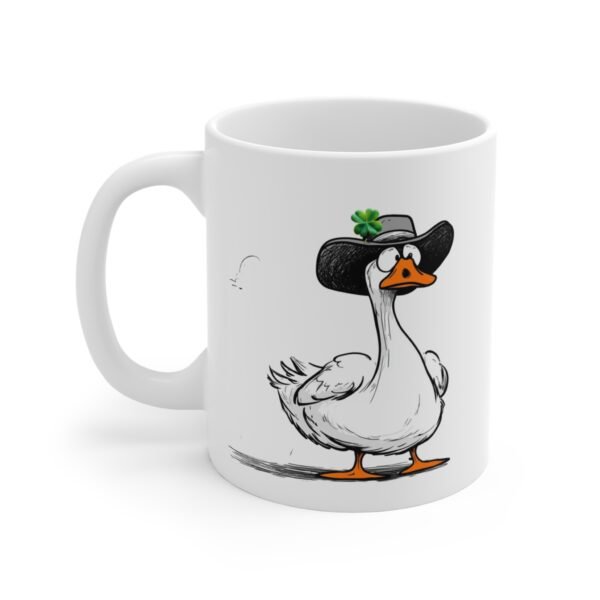 Funny Goose Mug 11oz, Silliest Goose At The Pub Coffee Cup, Novelty Animal Lover Gift, Ceramic Tea Mug, Quirky Bird Drinkware - Image 2