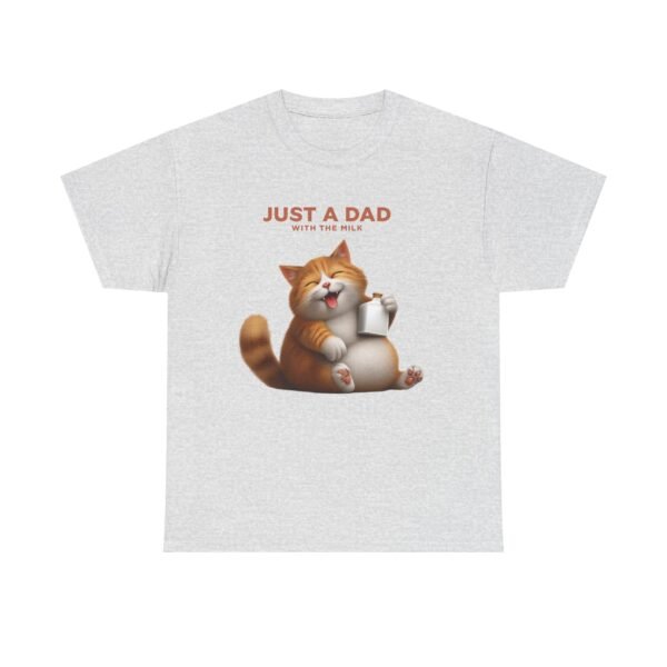 Cat Dad Unisex Heavy Cotton Tee, Funny Father's Day Gift, Cat Lover