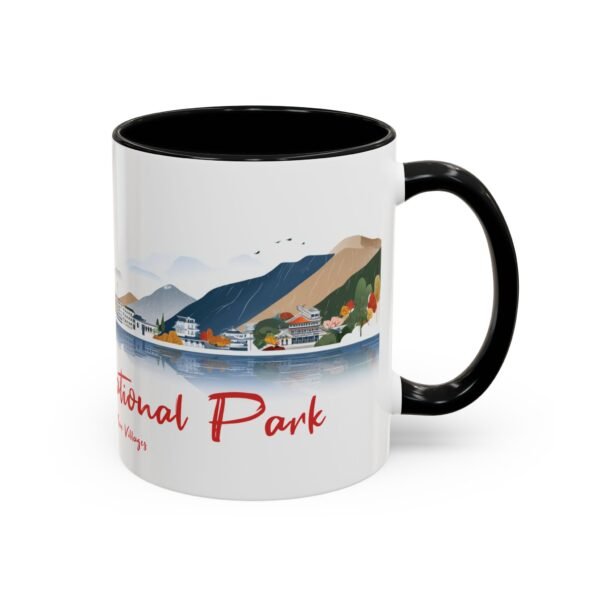 Jiuzhaigou National Park Coffee Cup, Travel Nature Lover, Wanderlust Adventure Gift, Outdoor Landscape - Image 2