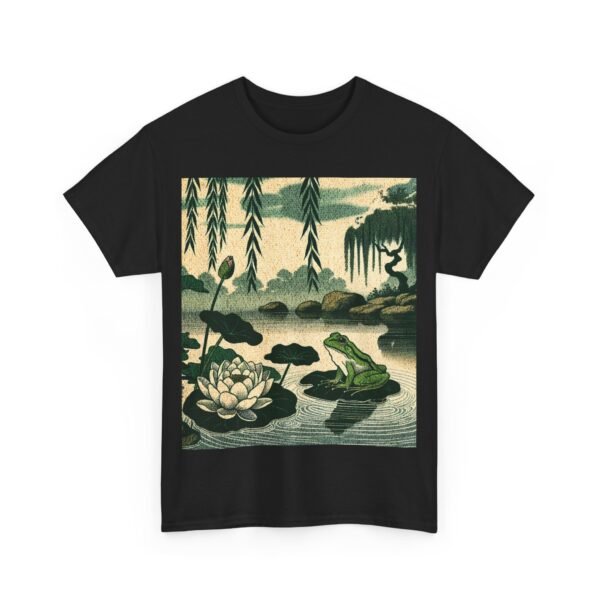 Grumpy Japanese Frog Tee, Sarcastic Frog Design - Image 3