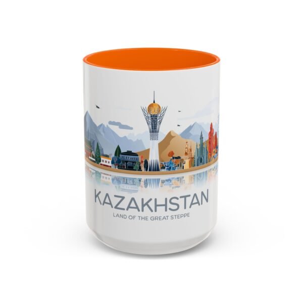 Unique Kazakhstan Design Coffee Cup, Gift for Traveler, Independence Day Celebration - Image 29