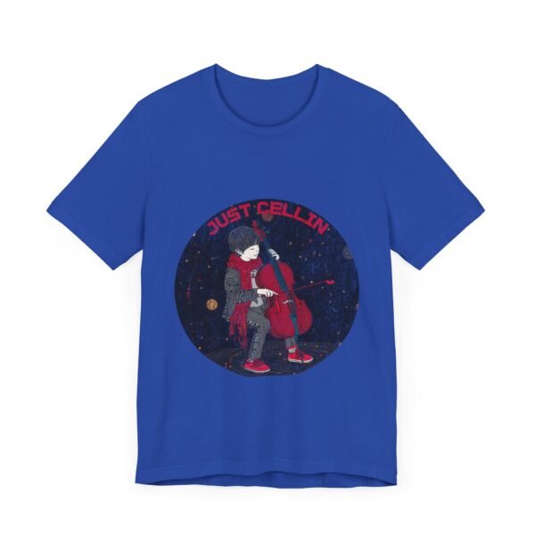 Music Lover T-Shirt, Just Cellin Cello Tee, Cello Player Shirt - Image 23