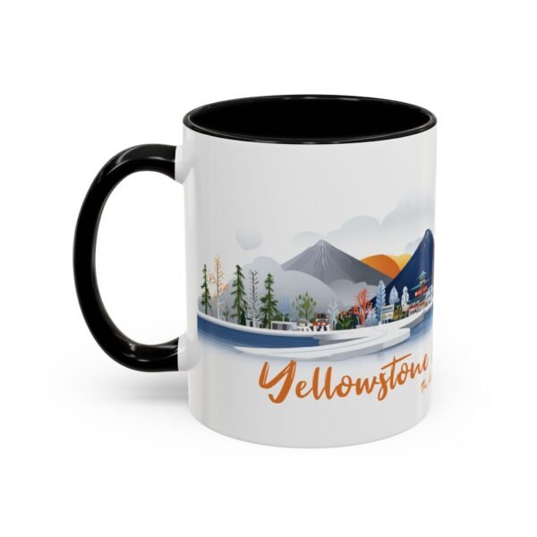 Yellow Stone National Park Coffee Mug -  Wildlife Adventure, Nature Lover Gift, Outdoor Enthusiast, Traveler Souvenir, - Image 3