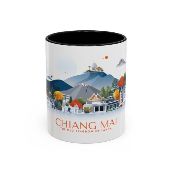 WickerStudio Chiang Mai Coffee Cup, The Old Kingdom of Lanna, Traveler Souvenir Gift, Thailand Traveler