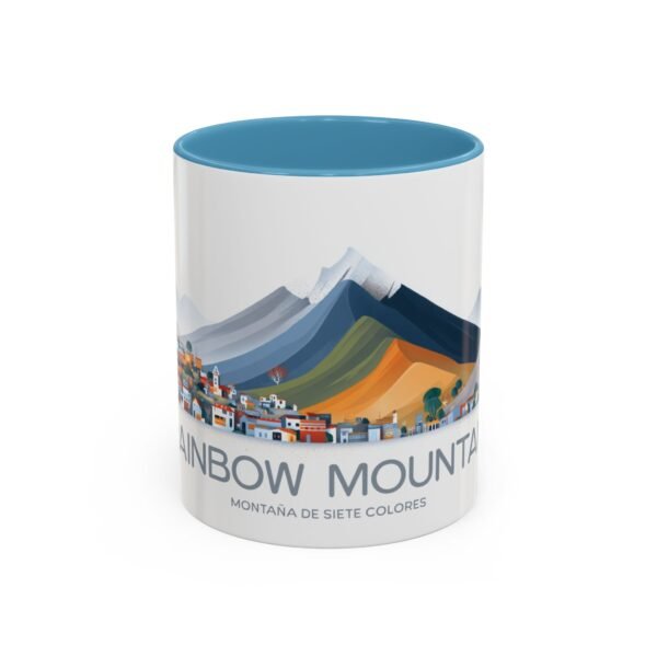 Colorful Rainbow Mountain Ceramic Coffee Cup, Gift for Nature Lover - Image 17
