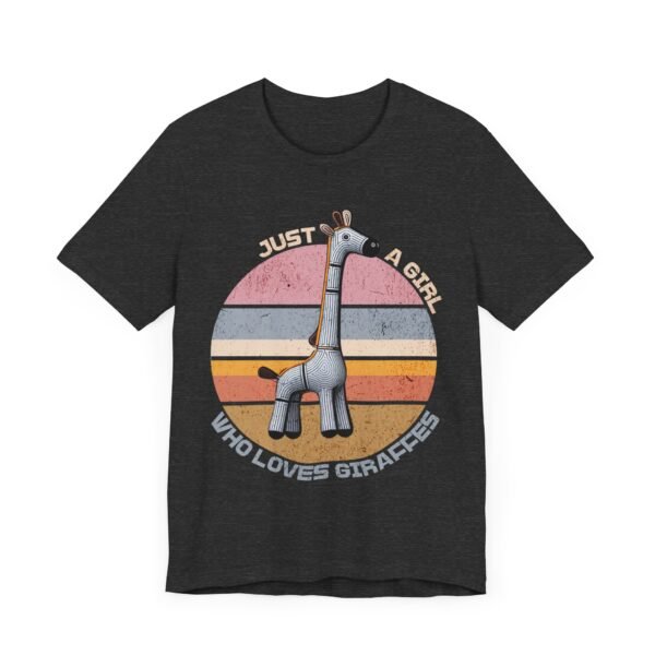 Just a Girl Who Loves Giraffes, Animal Print Tee, Safari Theme Shirt, Cute Wildlife - Image 15