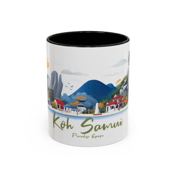 Koh Samui, Tropical Island Ceramic Cup, Beach Lover