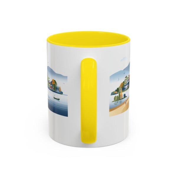 Amanohashidate Bridge to Heaven Design, Japanese Ceramic Tea Cup, Japan Mountain Landscape - Image 28