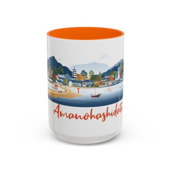 Amanohashidate Bridge to Heaven Design, Japanese Ceramic Tea Cup, Japan Mountain Landscape - Image 29