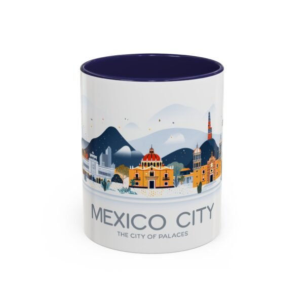 Mexico City, The City of Palaces Coffee Cup, Scenic Landscape Drinkware - Image 5