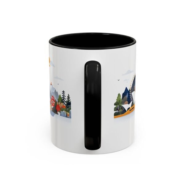 The Harbour City Coffee Cup, Scenic Landscape Drinkware - Image 4